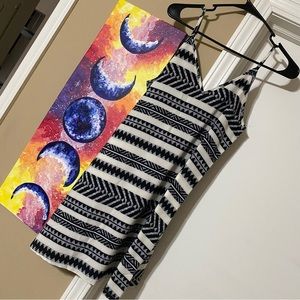 🎉5/$15 CLEAR OUT SALE!🎉 Black and white tribal Aztec dress